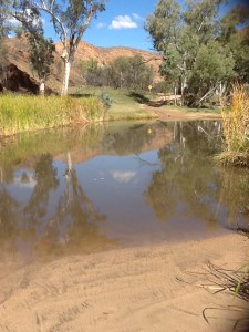 N'Dhala track with recent addition of swimming pool