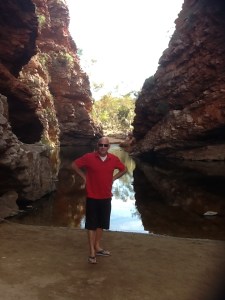 Steve at Simpsons Gap