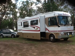 The Tent, plus 4 wheel drive Suzuki under tow