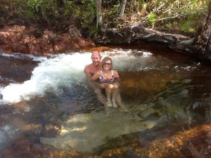 Natural swimming hole at Buley Rockhole