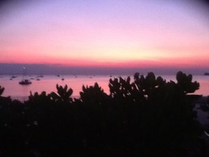 Sunset from the Darwin Sailing Club