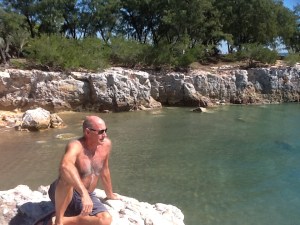 Stunning Nightcliff beaches, with deep water and white chalk cliffs
