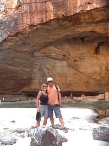 'The Cathedral', overlooking large natural pool