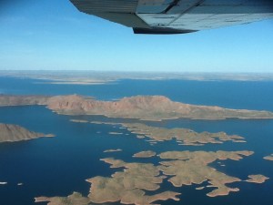 Looking out over Lake Argyle