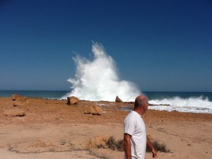 I wasn't running away from this one - that came later!