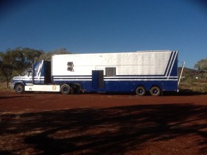 This huge semi trailer is actually a camper!