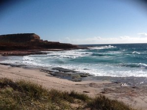 Looking across to Red Bluff