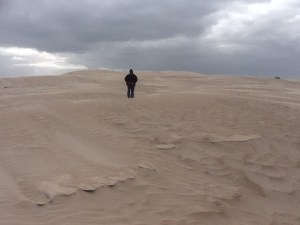 I think that's Steve in the sand dunes