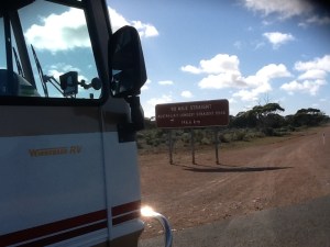 the start of the '90 mile straight'