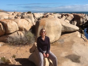 Resting briefly at the Granites