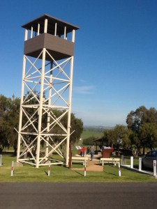 The replica guard tower