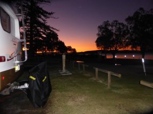 Last sunset in the bus - Farewell!